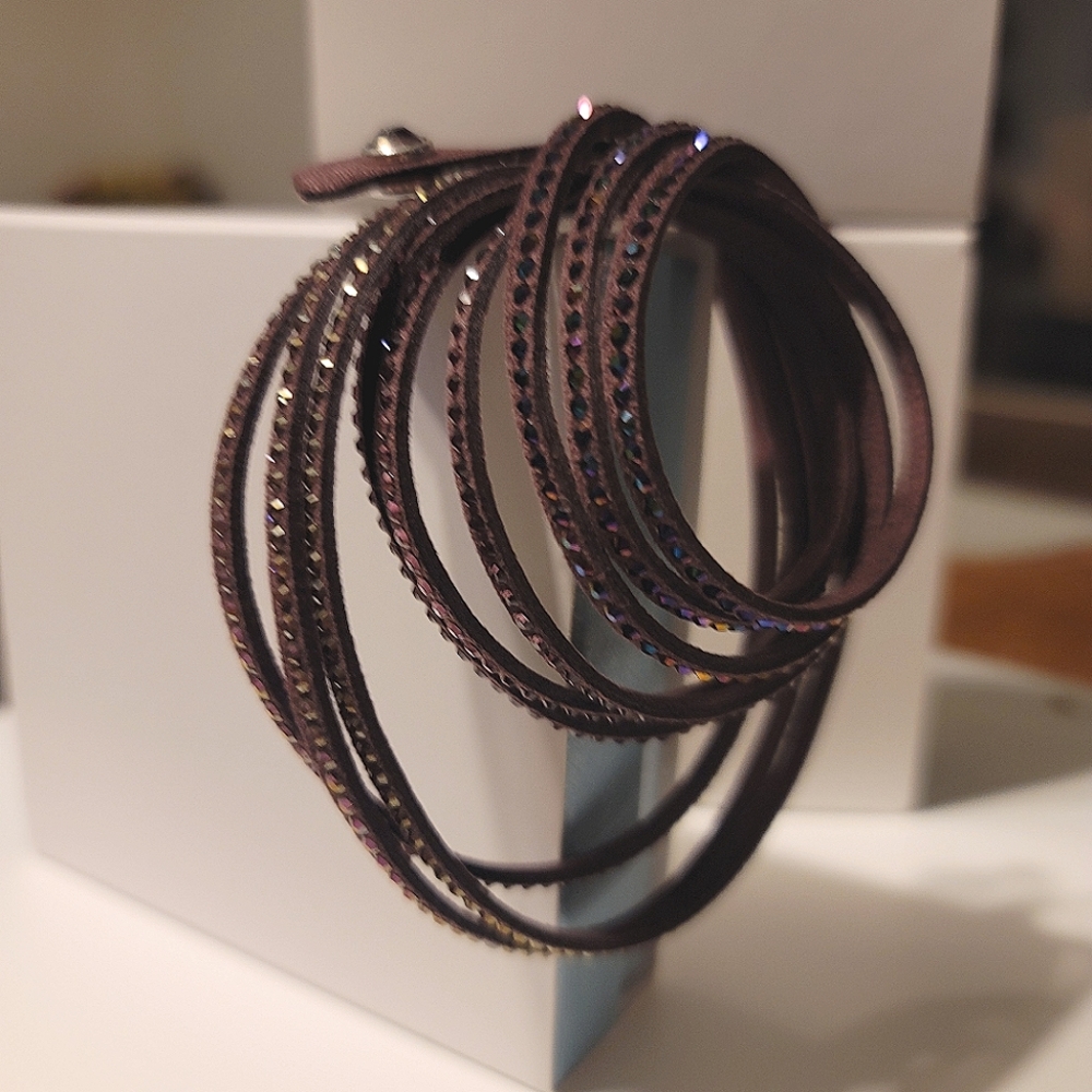 Wrap Star Bracelet, Plum